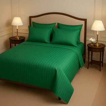 SATIN FITTED BEDSHEET