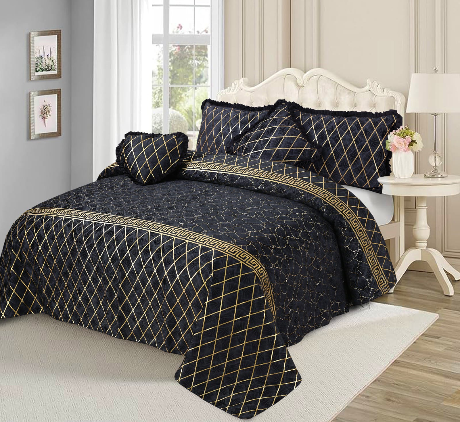 VELVET VERSACE BEDSHEET