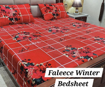 3PCS FLEES BEDSHEET