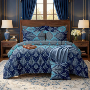 7Pc Printed Comforter Set