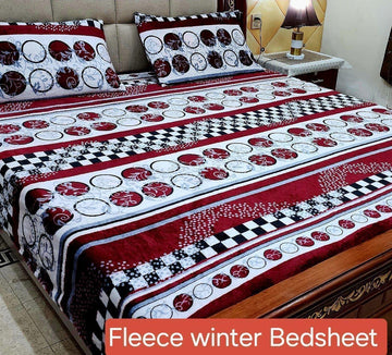 3PCS FLEES BEDSHEET