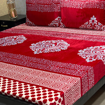 3PCS FLEES BEDSHEET