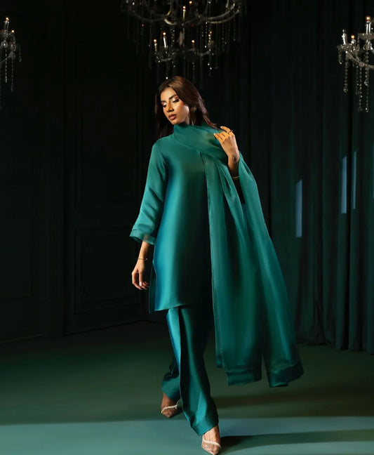 Farshi Shalwar kameez Green