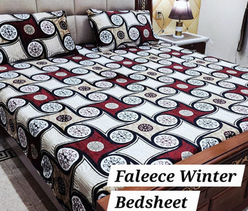 3PCS FLEES BEDSHEET