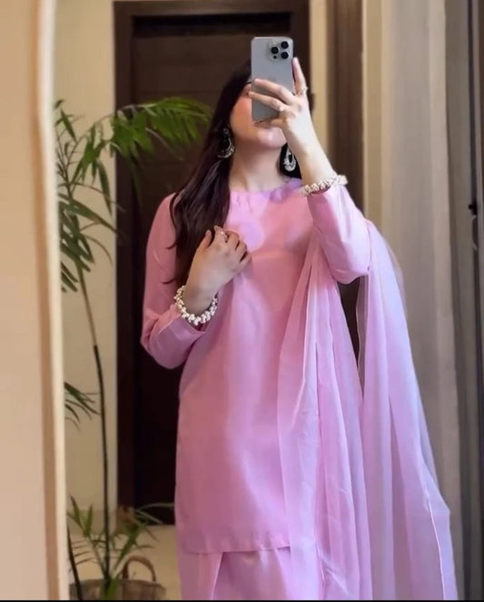 Farshi Shalwar kameez PINK