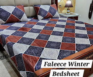 3PCS FLEES BEDSHEET