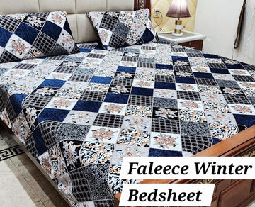 3PCS FLEES BEDSHEET