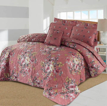 7Pc Printed Comforter Set
