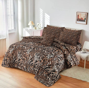 7Pc Printed Comforter Set