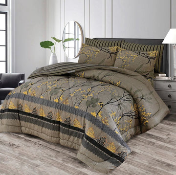 7Pc Printed Comforter Set