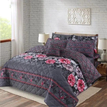 7Pc Printed Comforter Set