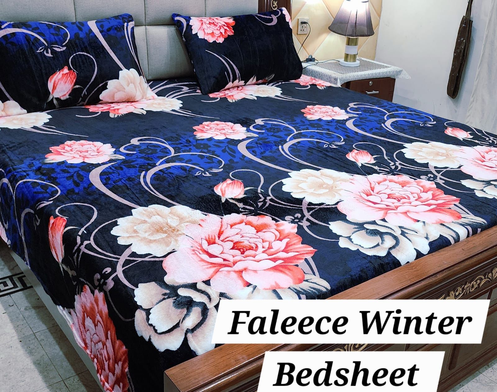 3PCS FLEES BEDSHEET