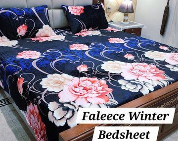 3PCS FLEES BEDSHEET