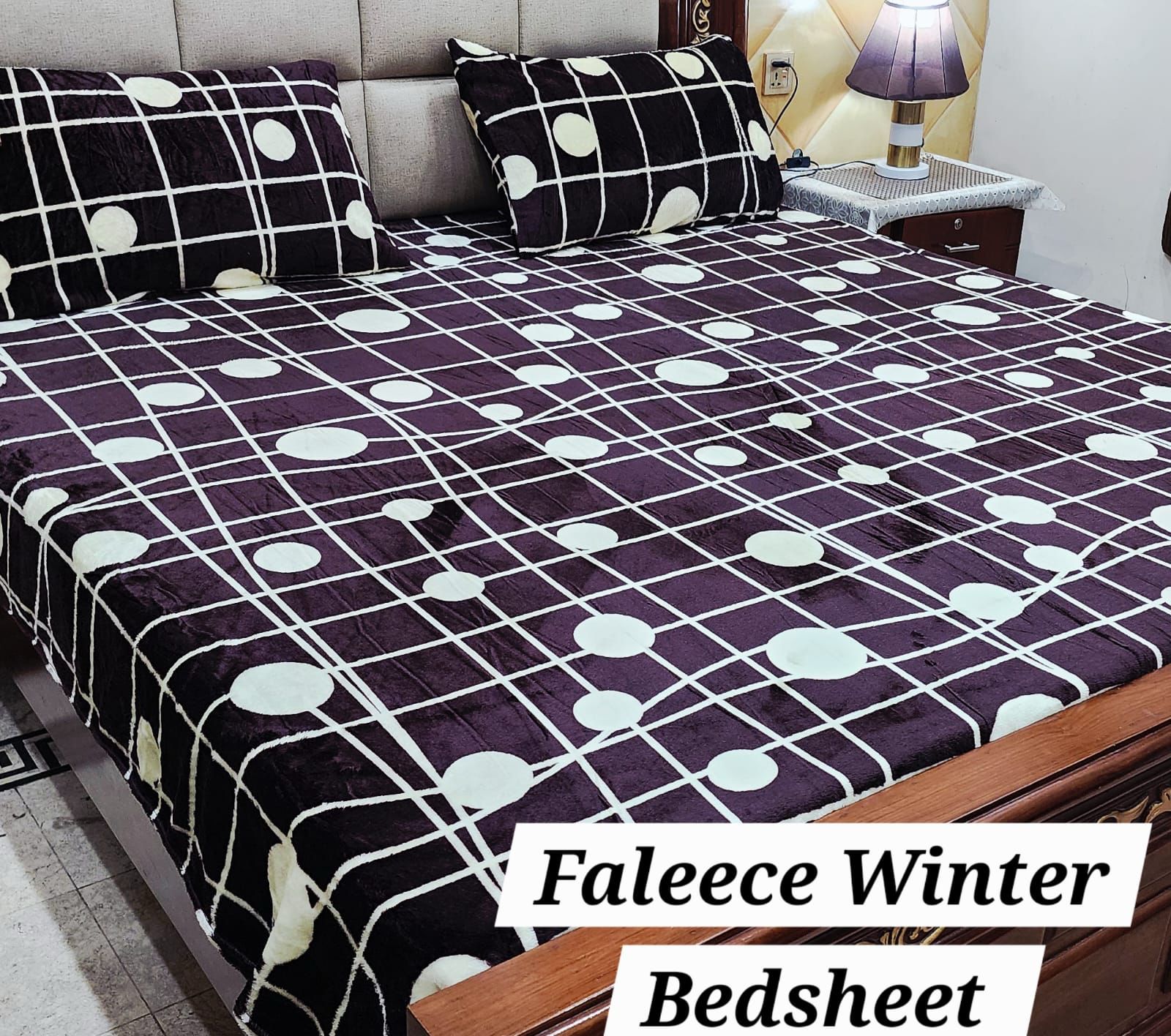 3PCS FLEES BEDSHEET