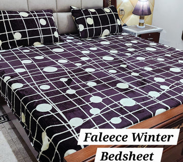 3PCS FLEES BEDSHEET