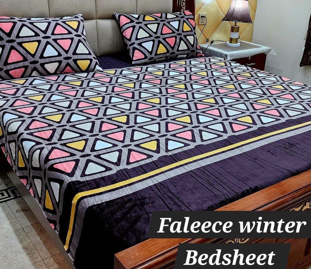 3PCS FLEES BEDSHEET( multi box )