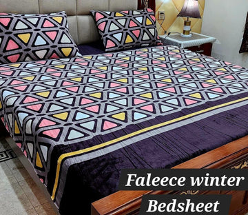 3PCS FLEES BEDSHEET( multi box )