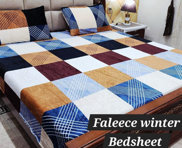 3PCS FLEES BEDSHEET (multi box)
