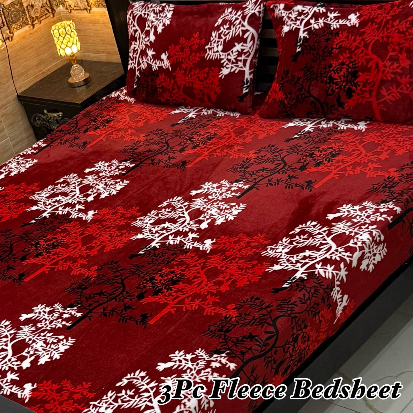 3PCS FLEES BEDSHEET