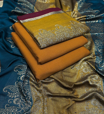 Marina Suit With Wool Shawl | BW Rich Golden