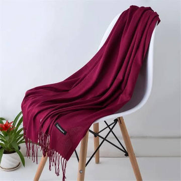 Women Warm Winter | Cashmiri Wool (Meroon)