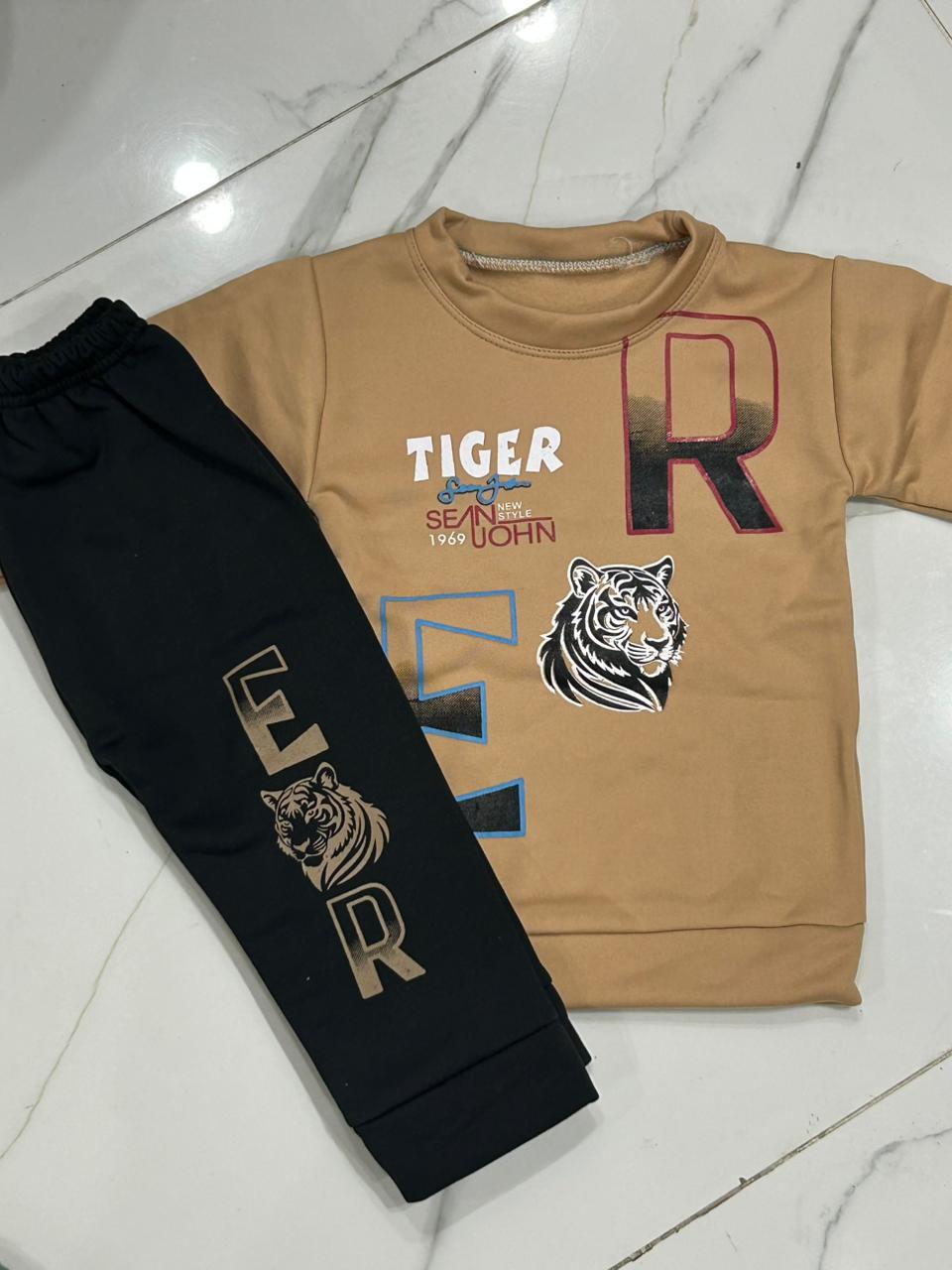 Kids SweartSuit SKIN TIGER| Faleece | 1 to 4 yrs