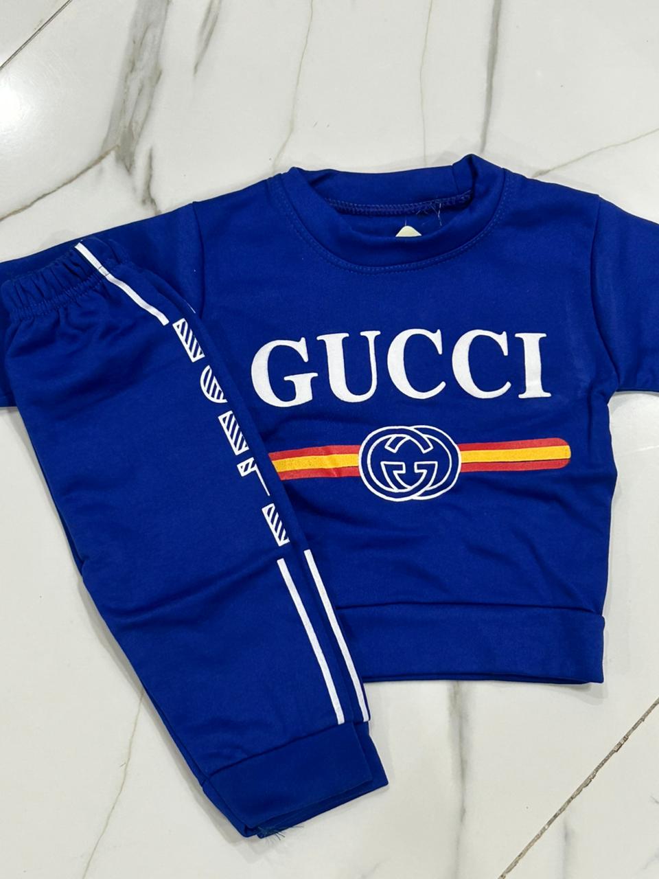 Kids SweartSuit Blue GUCCI | Faleece | 1 to 4 yrs