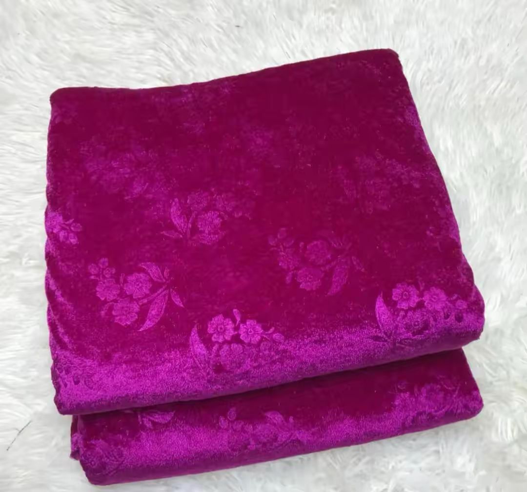 2pc Velvet Casual Winter Collection DZN PURPLE