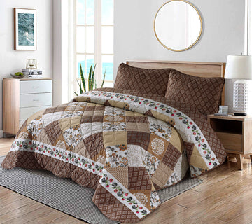 6Pc Printed Comforter Set
