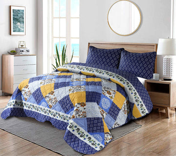 6Pc Printed Comforter Set