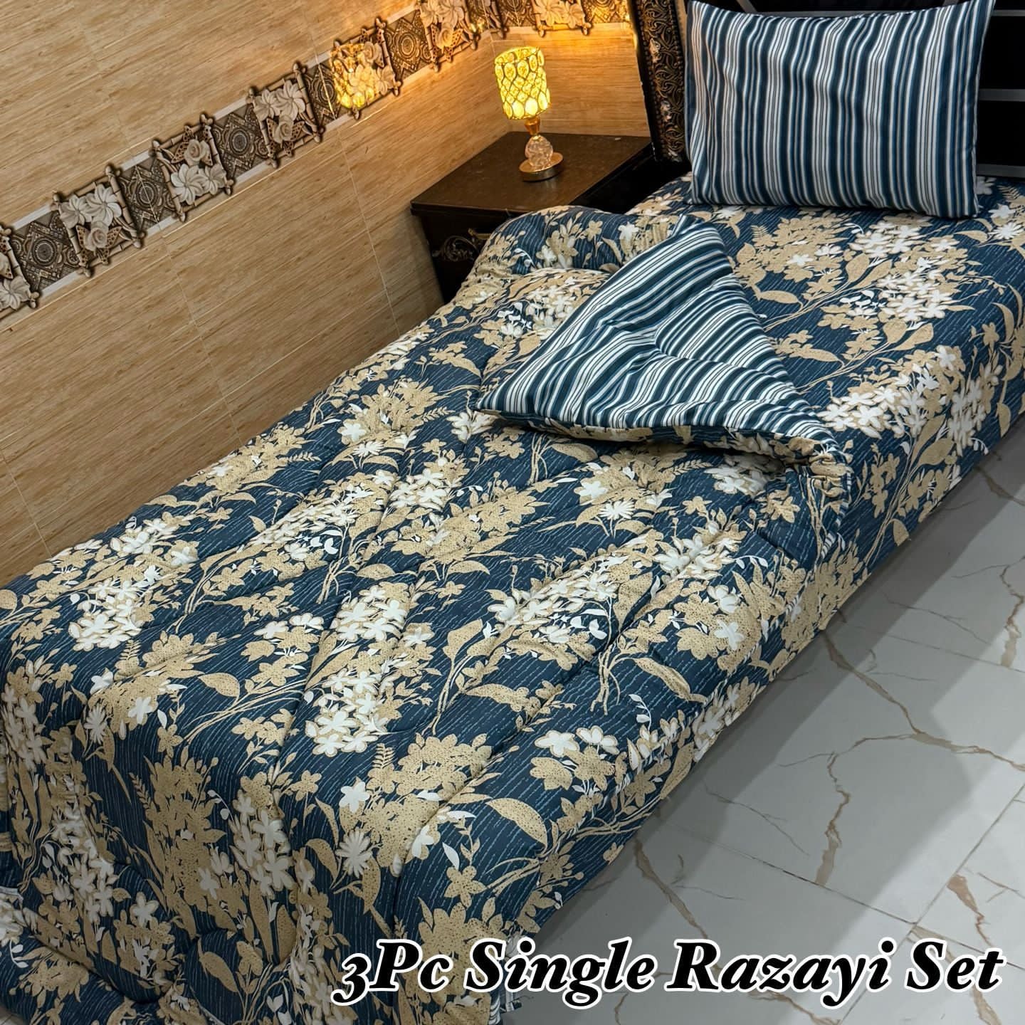 3PC Single Vicky Razai Set