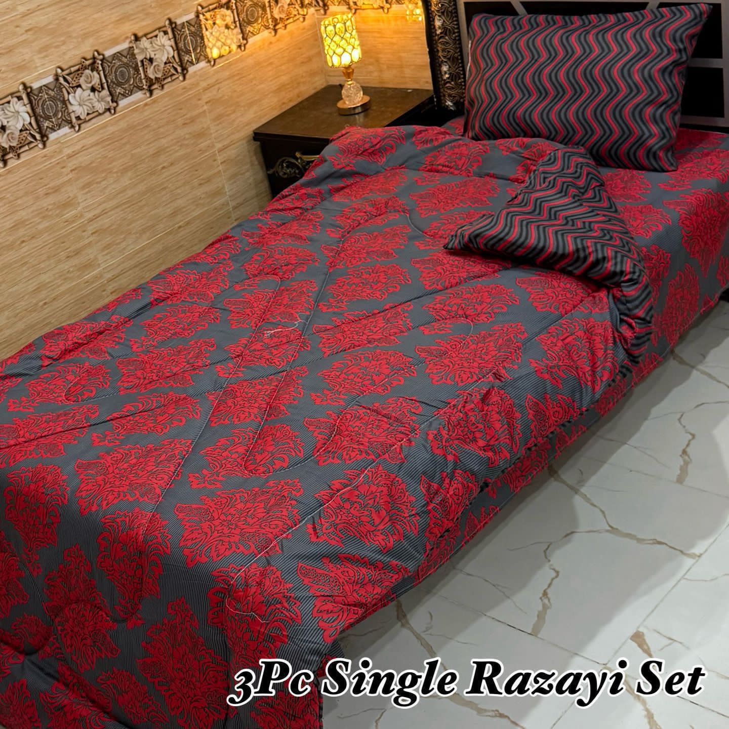 3PC Single Vicky Razai Set