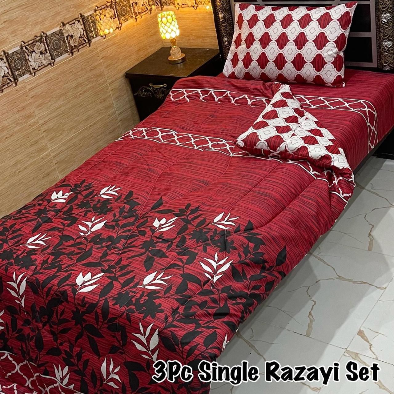 3PC Single Vicky Razai Set