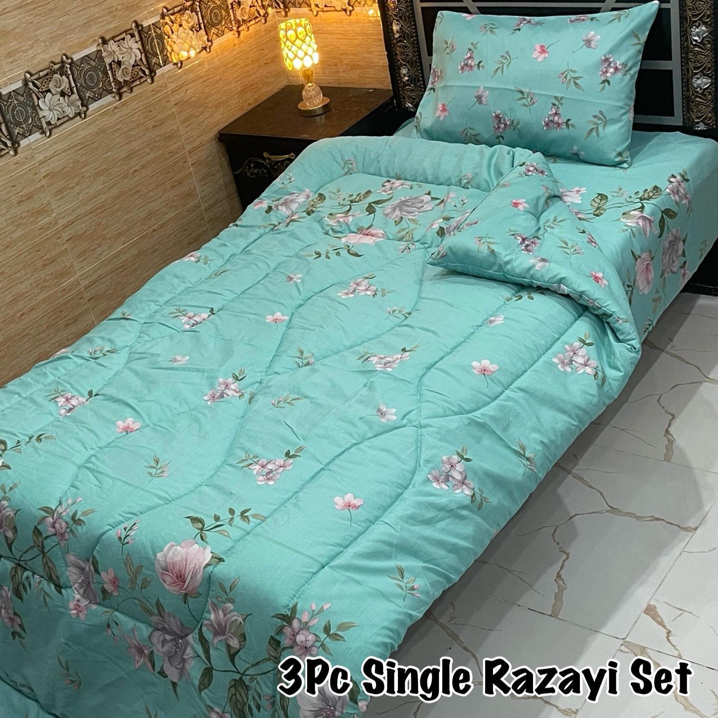 3PC Single Vicky Razai Set