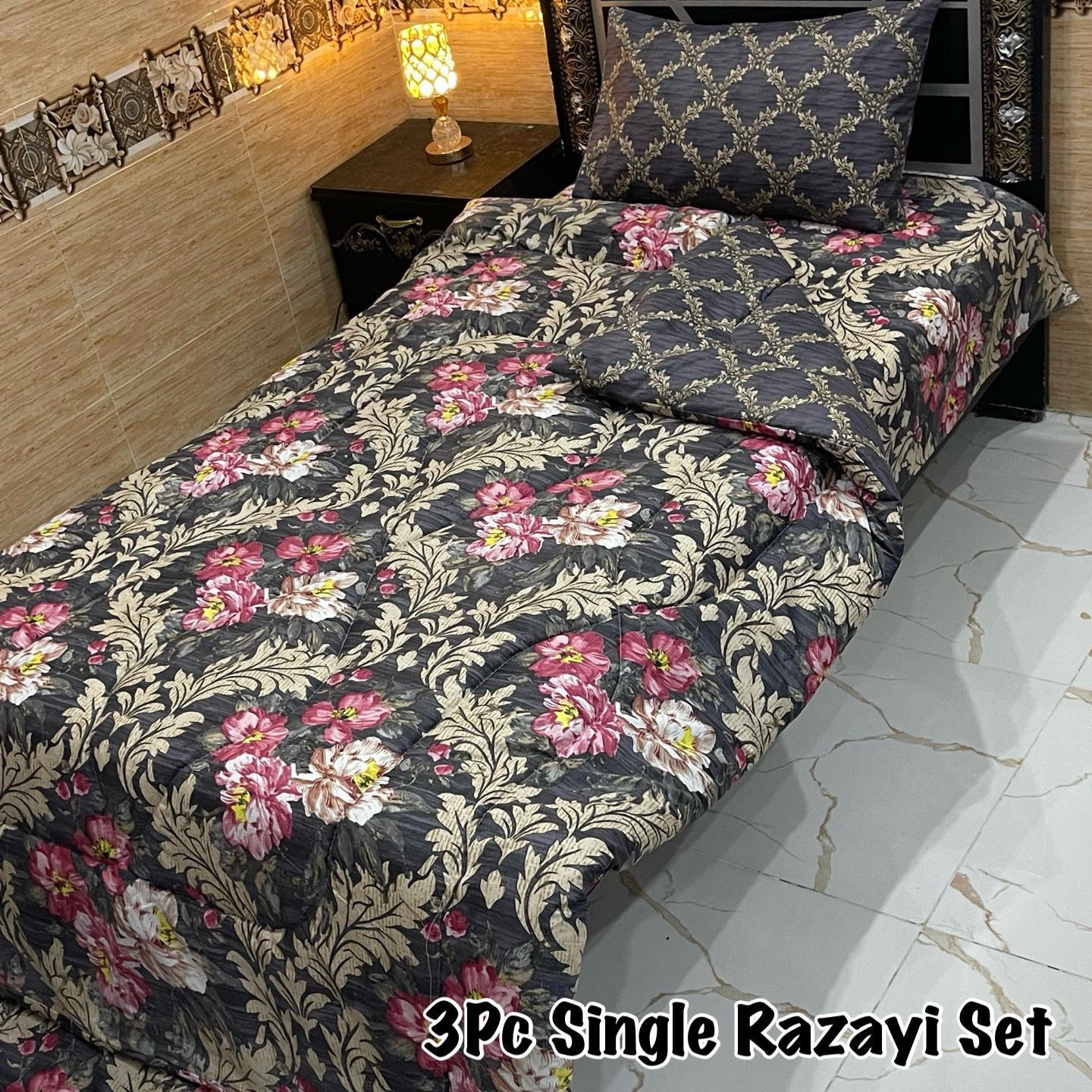 3PC Single Vicky Razai Set
