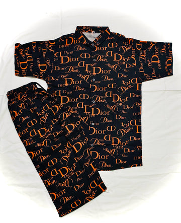 PRINTED MENS SHORTS +SHIRT|DIOR|