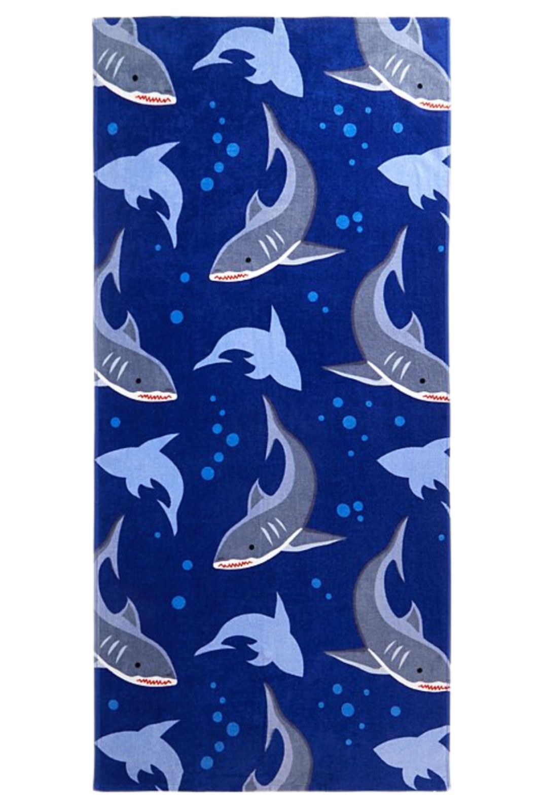 Printed Towel | Kids Towel | Character Design SHARK (070)