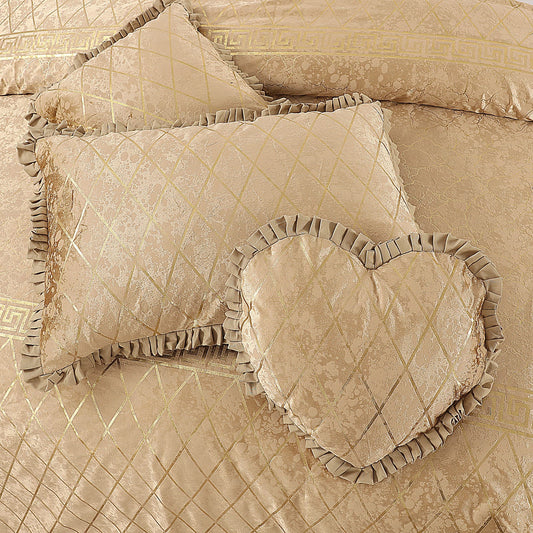 VELVET 5 PCS TEXTURE VERSACE BEDSHEET SET