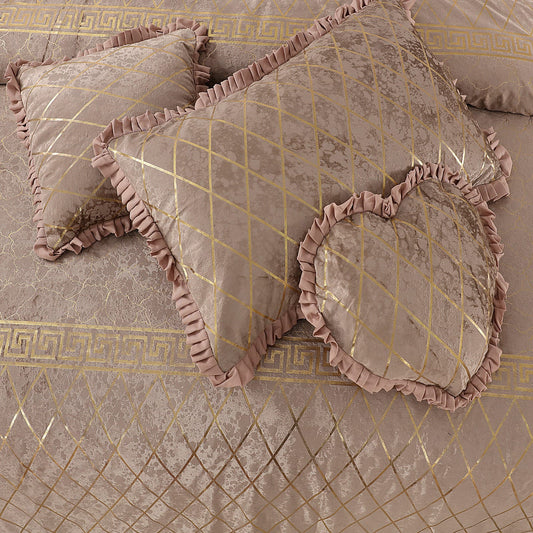 VELVET 5 PCS TEXTURE VERSACE BEDSHEET SET