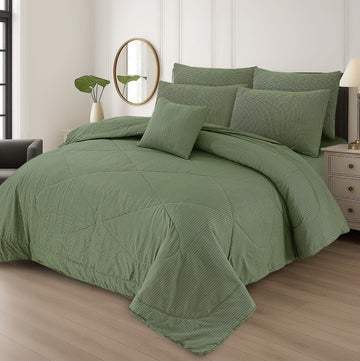 7 pcs Comforter Set(Design MZk-341)