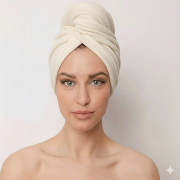 Luxury Microfiber Turban Towel | Fast Hair Drying & Comfortable Fit