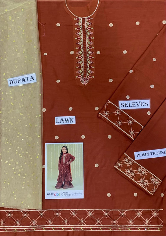 Kids 3 piece Unstitch DE-47