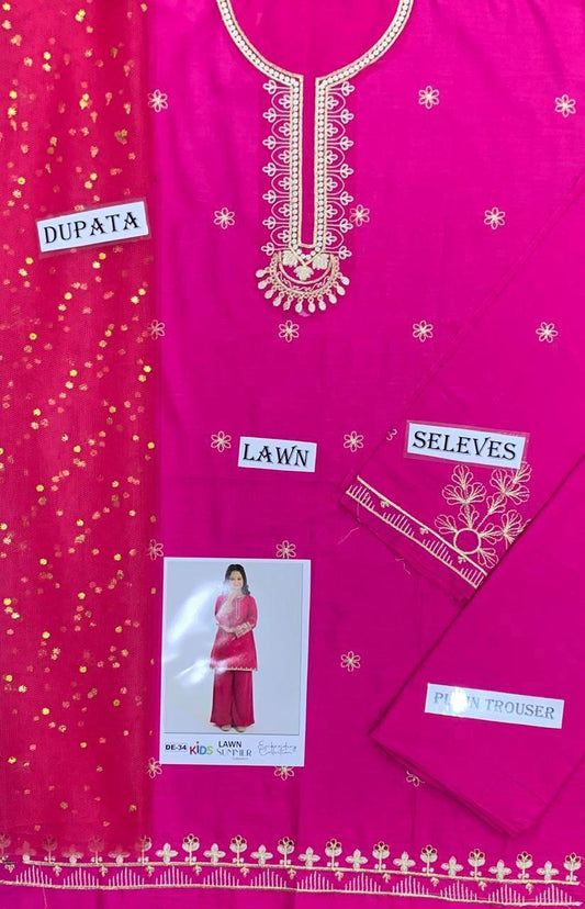 Kids 3 piece Unstitch DE-34