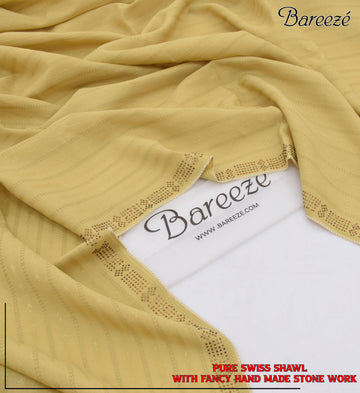 SUMMER SWiSS SHAWL GOLDEN