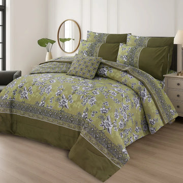 7Pc Printed Comforter Set