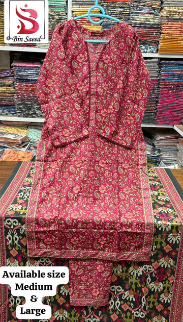 BIN SAEED 3 PC LAWN STITCH BS 005