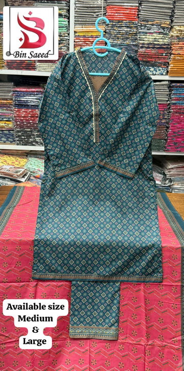 BIN SAEED 3 PC LAWN STITCH BS 004