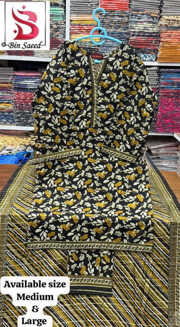 BIN SAEED 3 PC LAWN STITCH BS 003