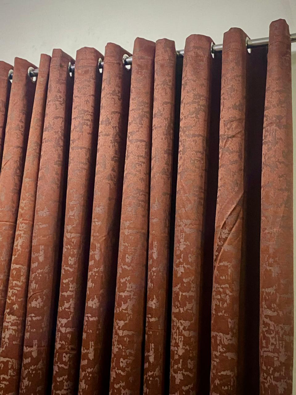 ✨ EXPORT PLAIN JUMBO -SELF SHADED JACKARD CURTAINS✨Polish