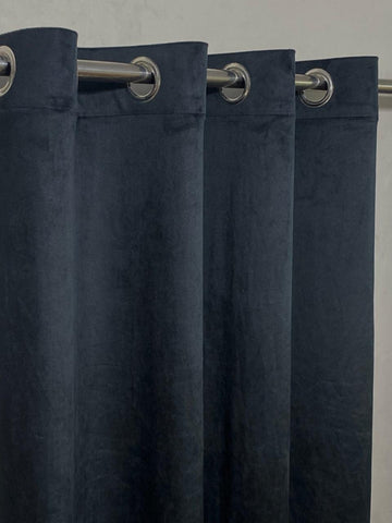 Export Velvet curtain (Ultra Soft)Black